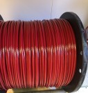 5mm Syrefast wire med rød  fabrikk coating (  Pris pr meter ) thumbnail